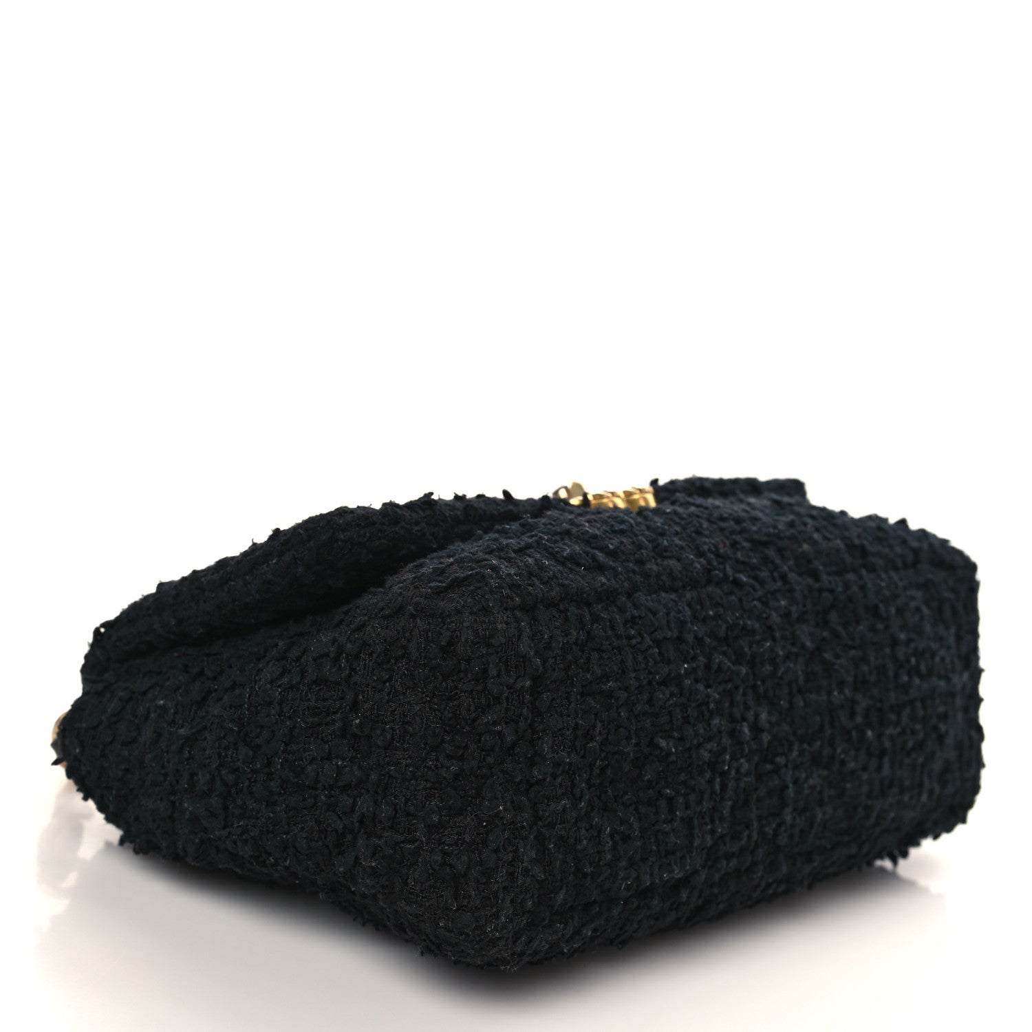 Chanel Tweed Quilted Medium Chanel 19 Flap Black 4 of 8