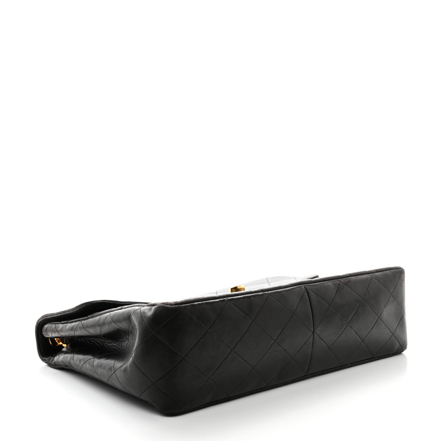 Chanel Lambskin Quilted XL Jumbo Single Flap Black 4 of 14
