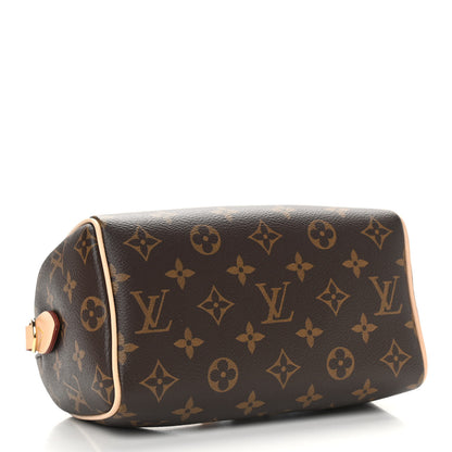 Louis Vuitton Monogram Speedy Bandouliere 20 Black 4 of 8