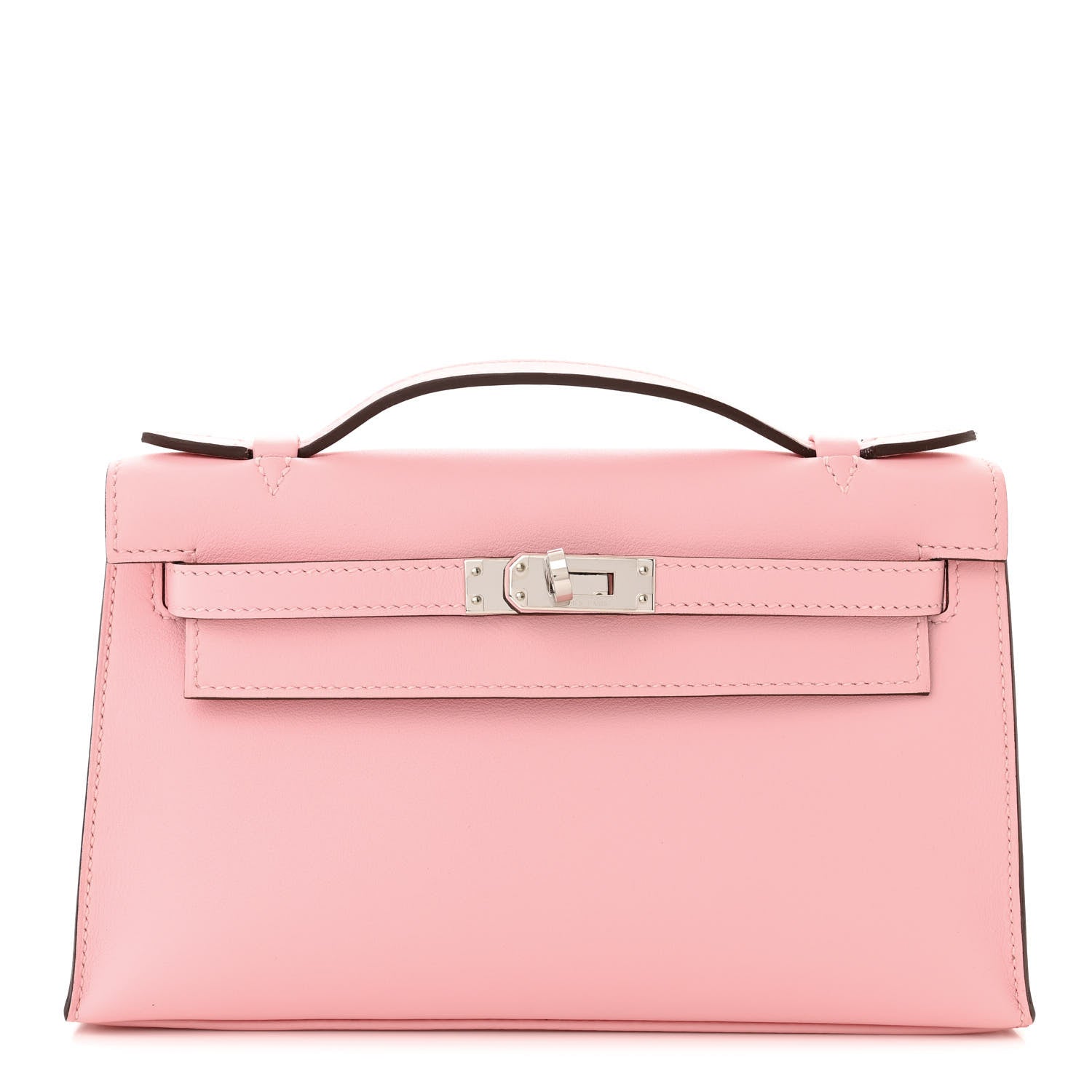 Hermes Swift Kelly Pochette Clutch Rose Sakura 1 of 10