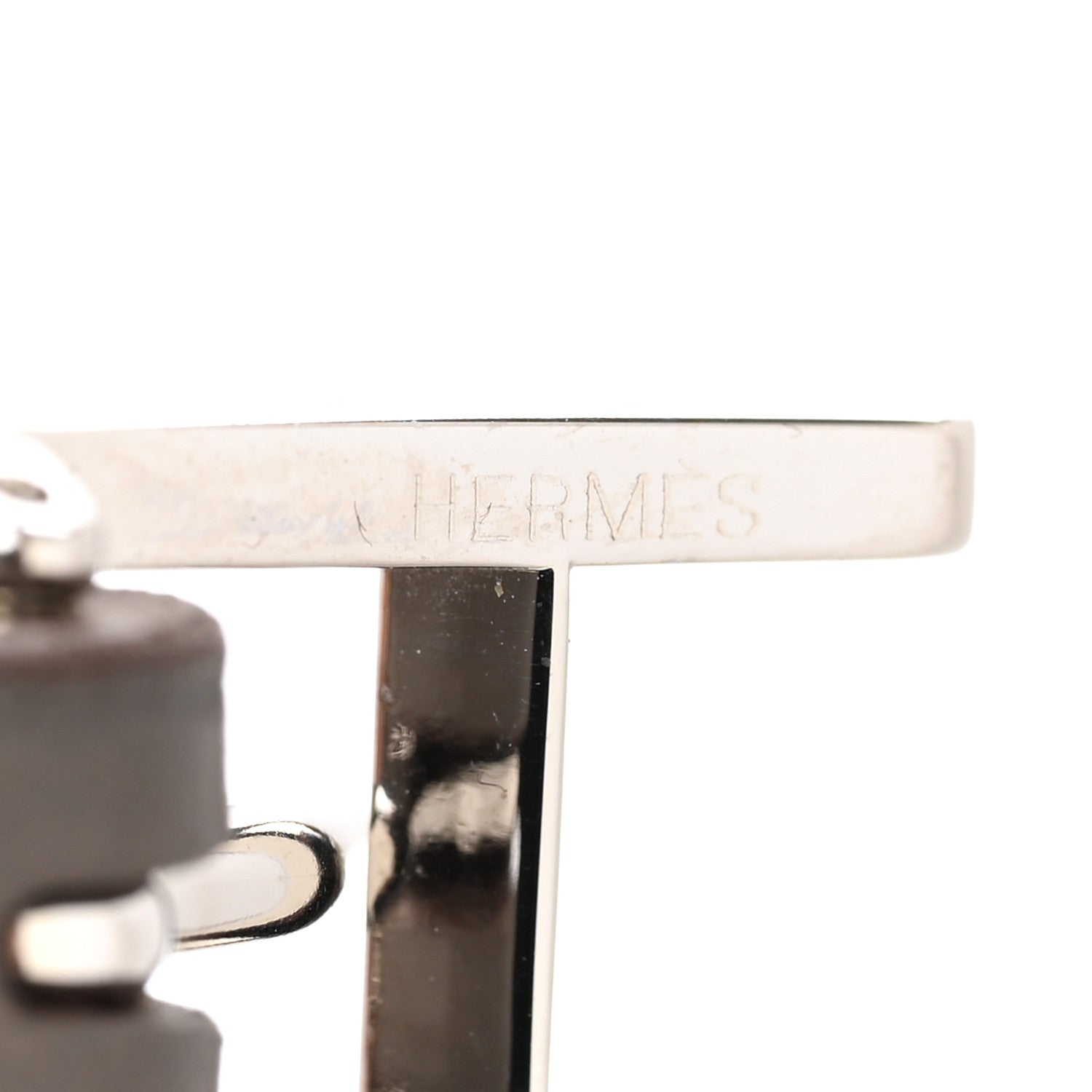 Hermes Swift 3MM Hapi 4 Tours Bracelet L Etain 5 of 8