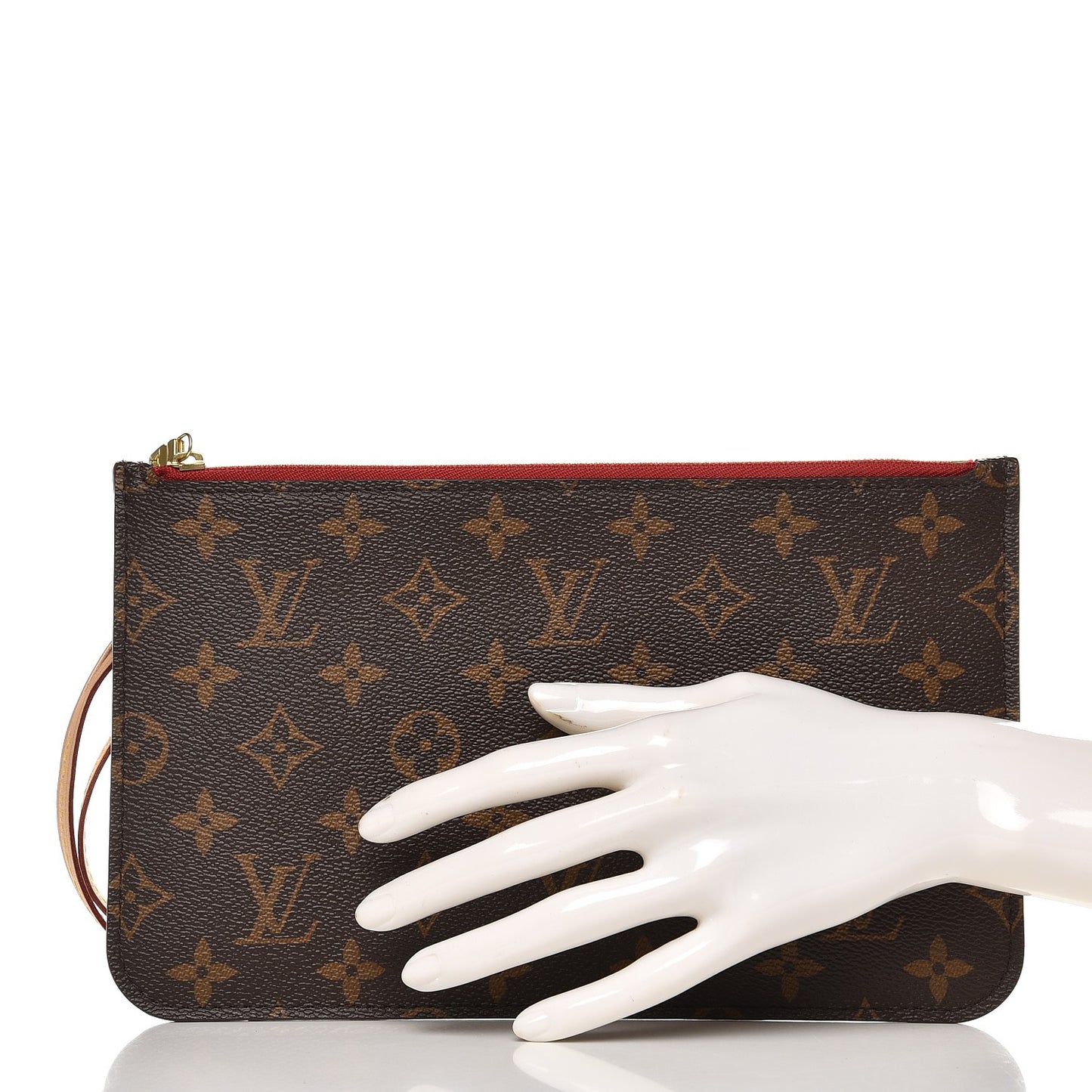 Monogram Neverfull MM GM Pochette Cherry