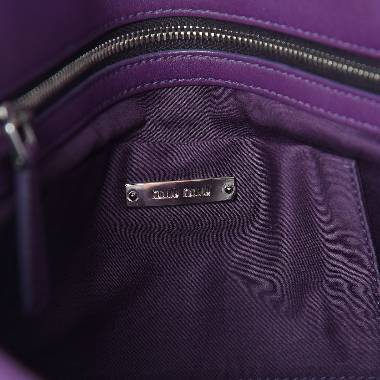 Nappa Matelasse Crystal Flap Clutch Viola
