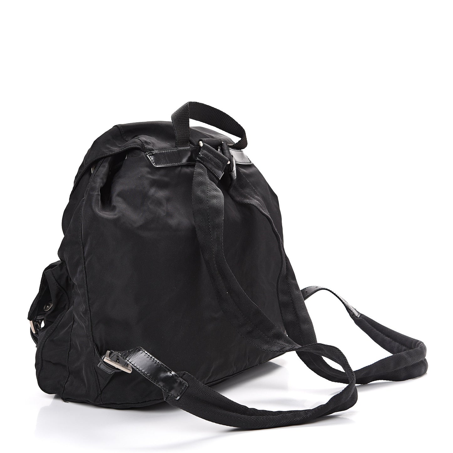 Nylon Vela Medium Backpack Black