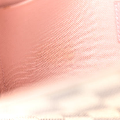Louis Vuitton Damier Azur Pochette Felicie Chain Wallet Rose Ballerine 12 of 18