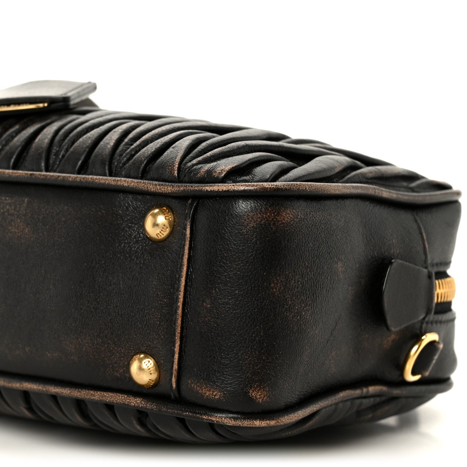Miu Miu Nappa Matelasse Arcadie Top Handle Bag Sabbia Caffe 10 of 13