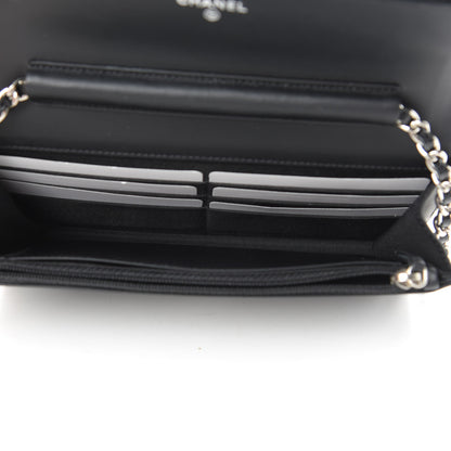 Chanel Caviar Timeless CC Wallet On Chain WOC Black 5 of 13