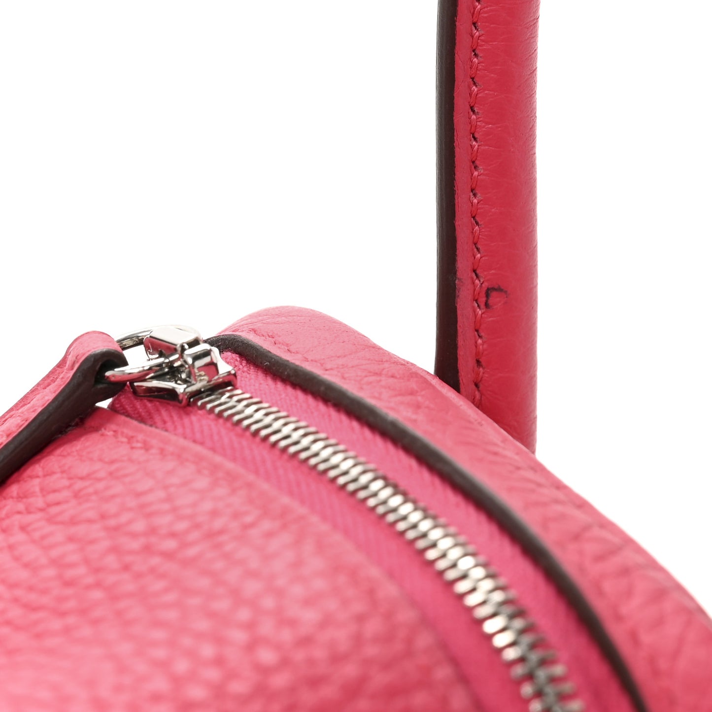 Taurillon Clemence Mini Lindy 20 Rose Extreme