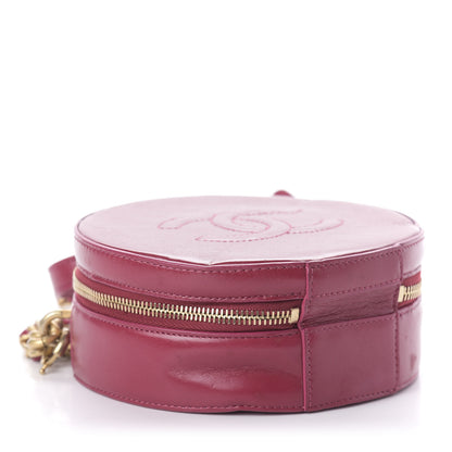 Chanel Glazed Calfskin Round As Earth Evening Bag Rouge 4 of 16