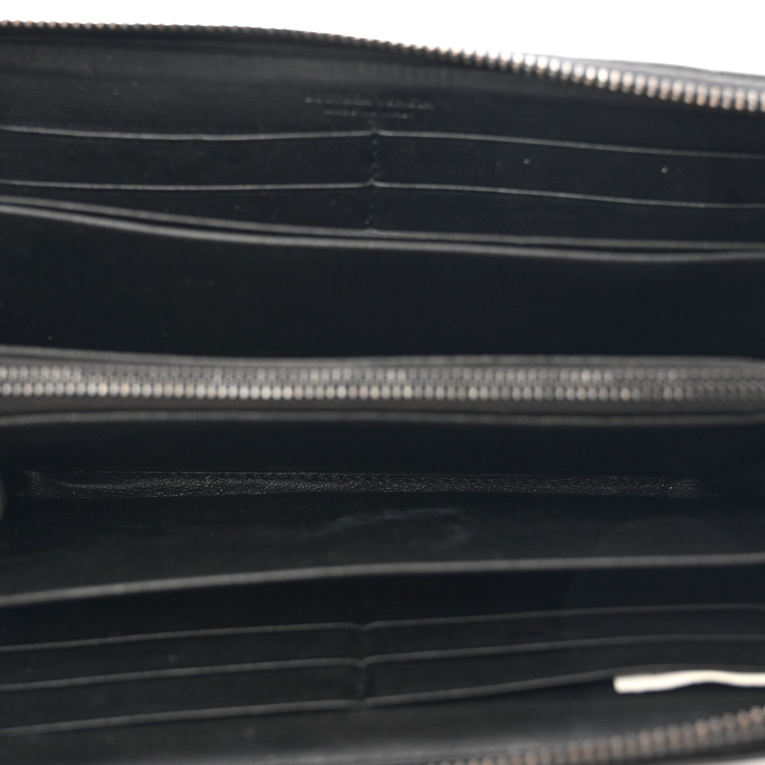 Bottega Veneta Nappa Intrecciato Zip Around Wallet Black 5 of 8