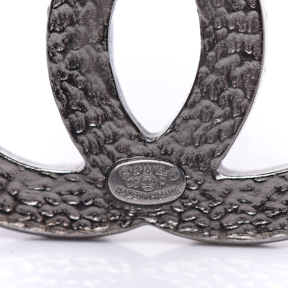Chanel Ruthenium CC Spike Brooch 4 of 5