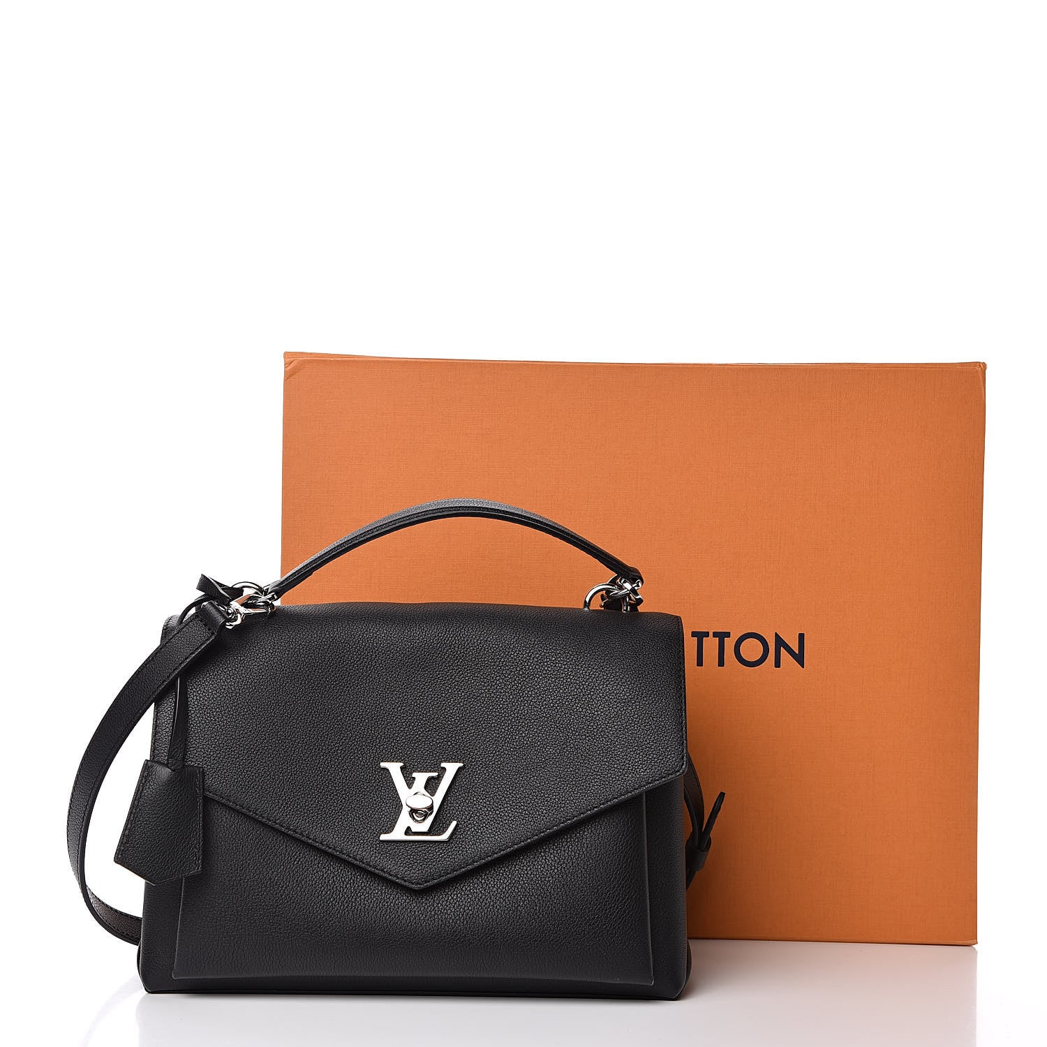 Louis Vuitton Soft Calfskin My Lockme Top Handle Black 11 of 11