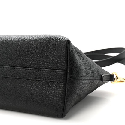 Prada Vitello Daino Small Tote Black 8 of 8