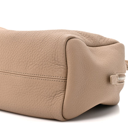 The Row Grained Calfskin Astra Bowling Bag Dark Taupe 7 of 9