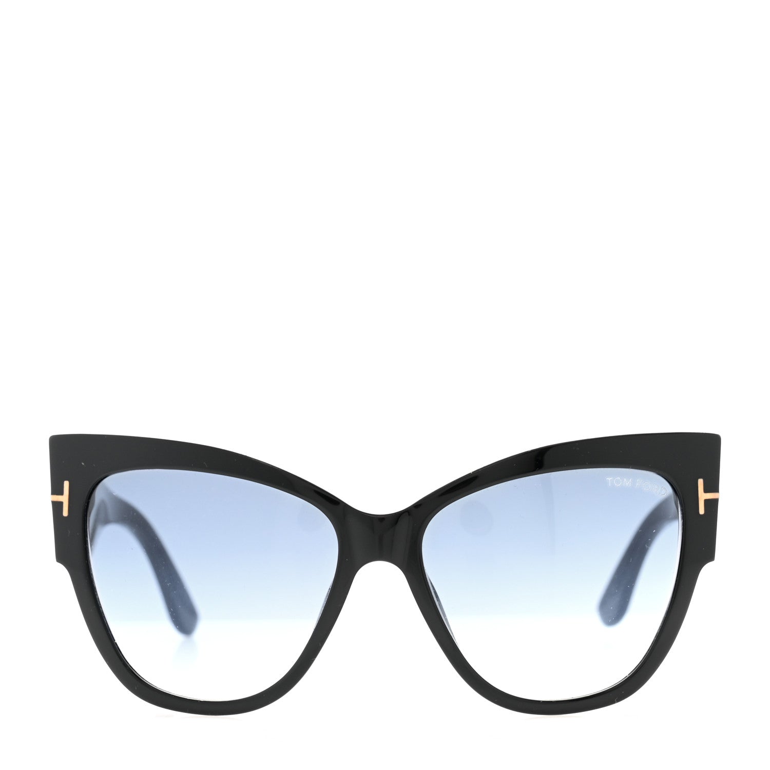 Tom Ford Acetate Anoushka Cat Eye Sunglasses TF371 Black 2 of 7