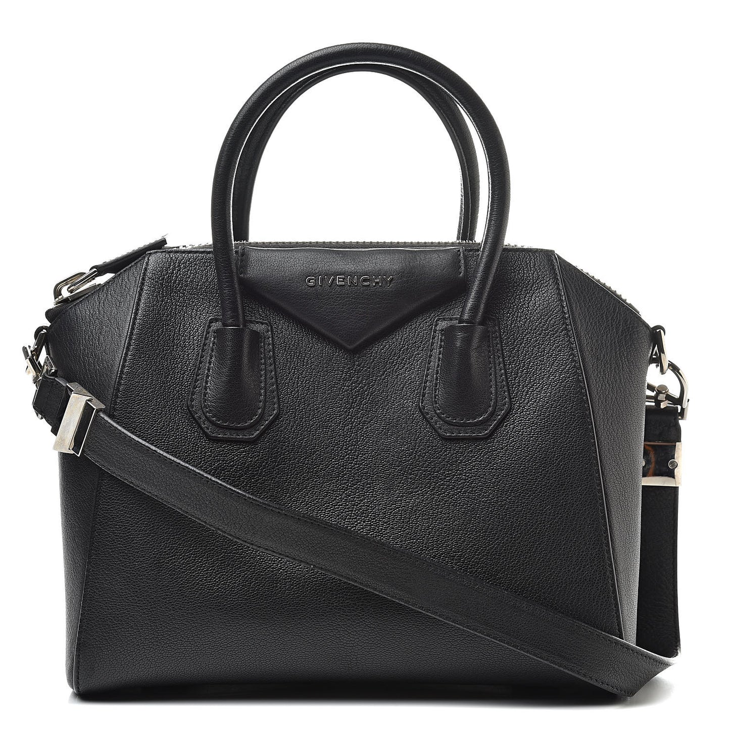 Sugar Goatskin Small Antigona Black