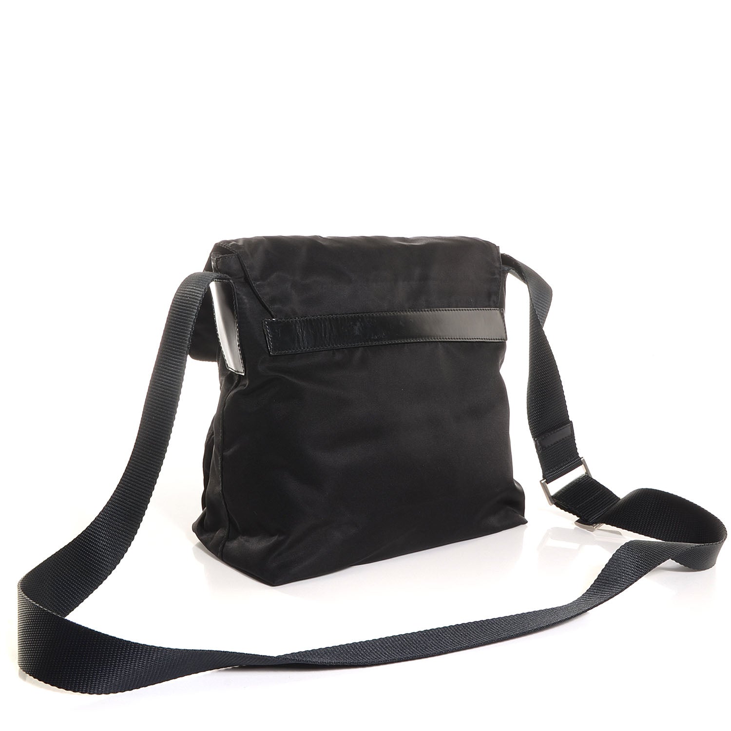 Prada Nylon Vela Messenger Black 3 of 9