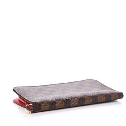 Louis Vuitton Damier Ebene Insolite Wallet Red 4 of 8