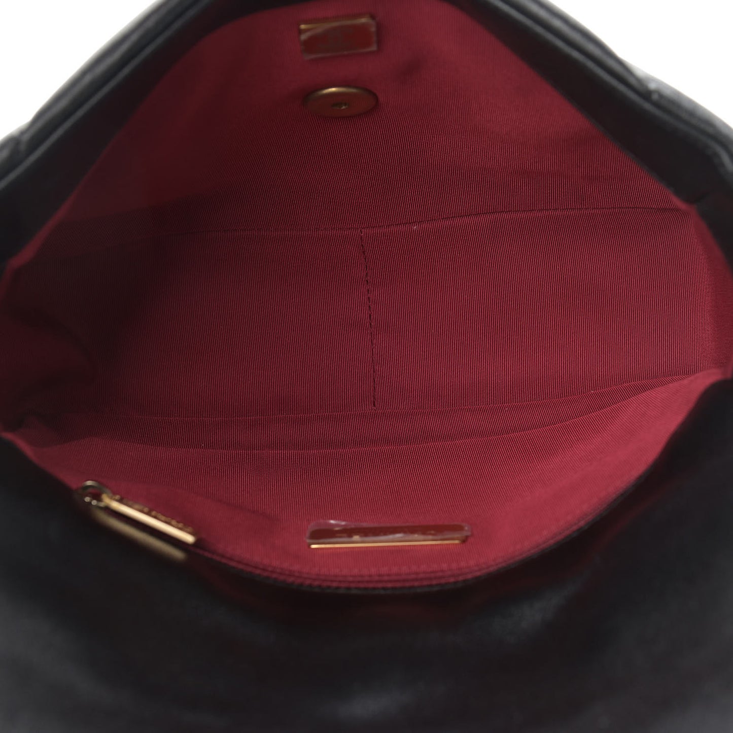 Lambskin Quilted Medium Chanel 19 Flap Black