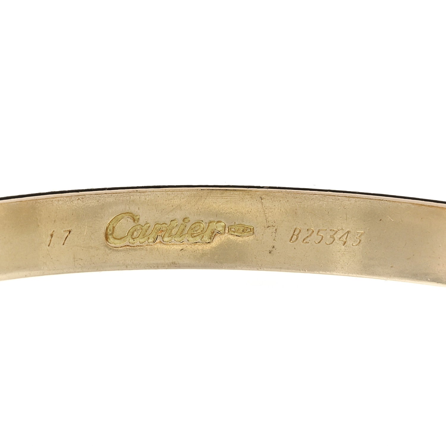 Cartier 18K Yellow Gold LOVE Bracelet 17 3 of 11