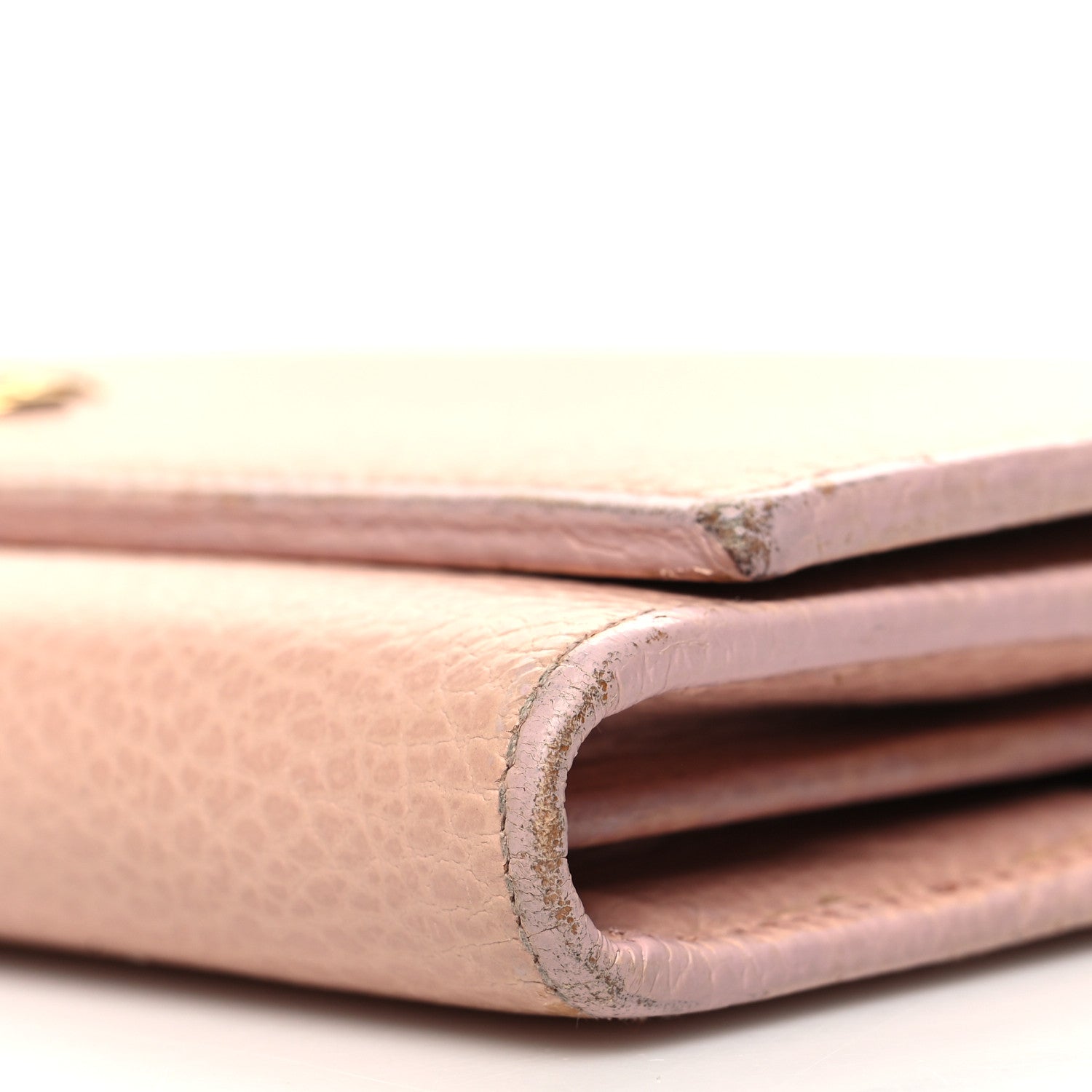 Gucci Dollar Calfskin Petite GG Marmont Wallet Chain Perfect Pink 11 of 17