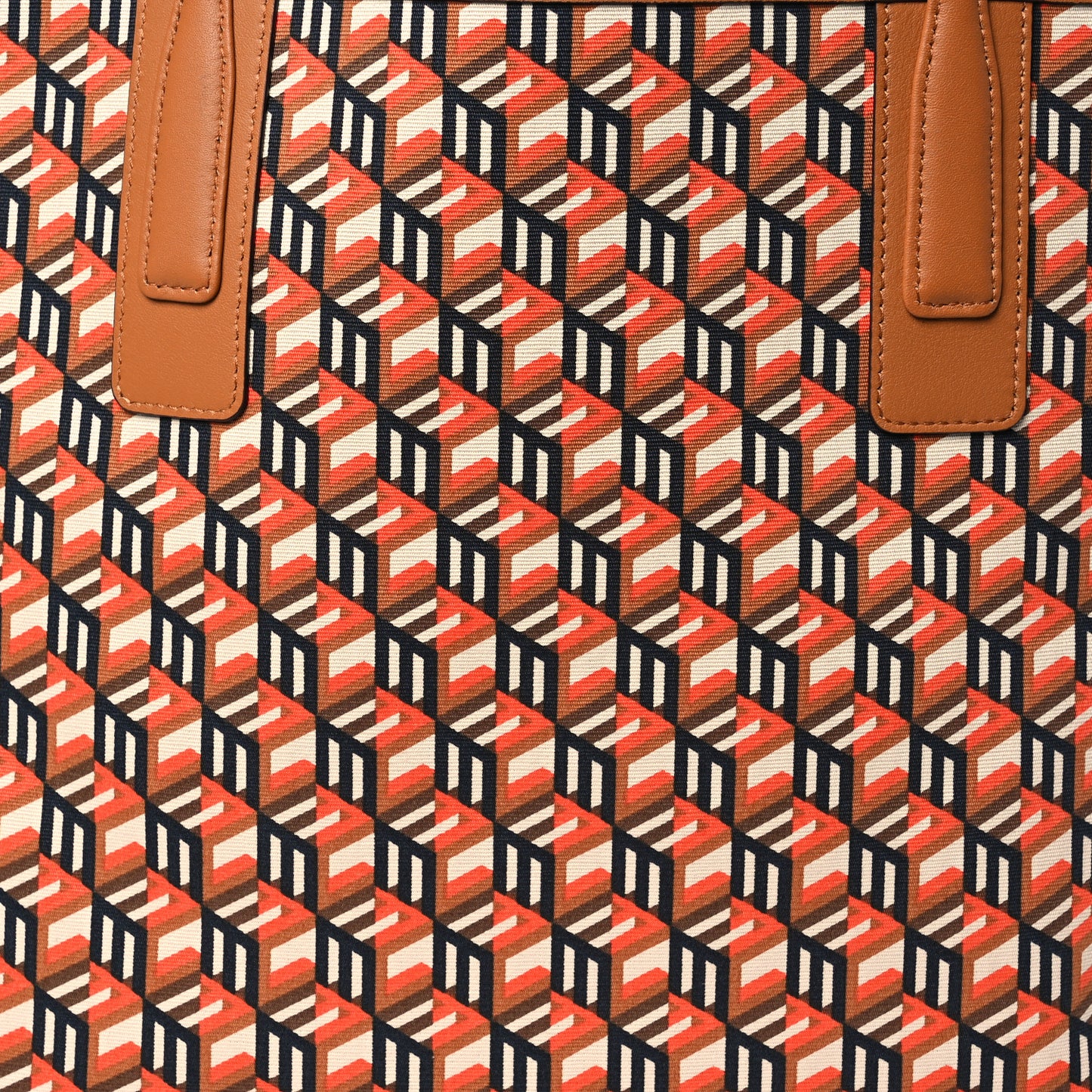 Visetos Medium Liz Reversible Shopper Tote Cognac