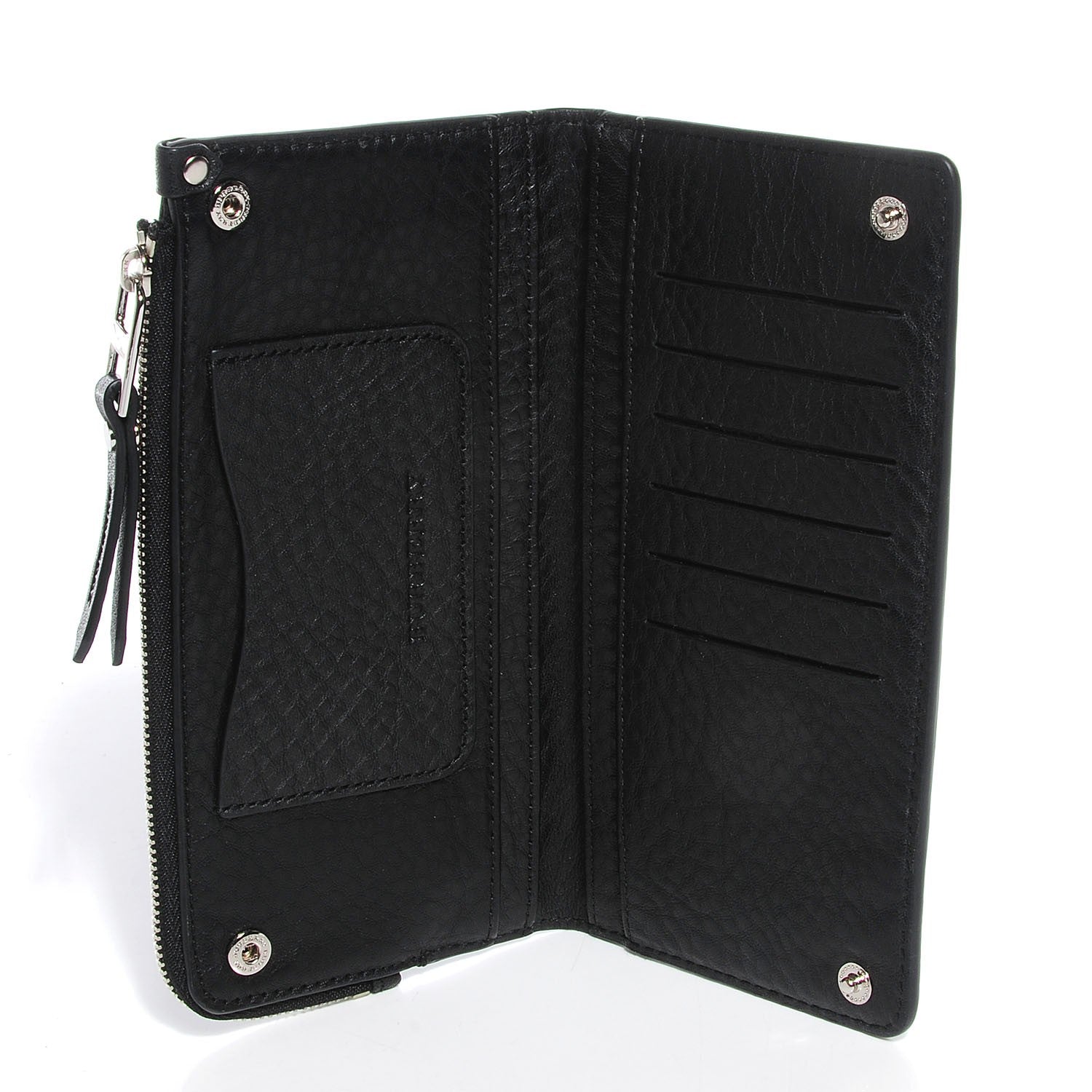 Burberry Leather Grommet Wallet Black 5 of 8