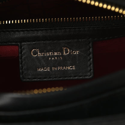 Christian Dior Lambskin Cannage Medium Lady Dior Black 6 of 11