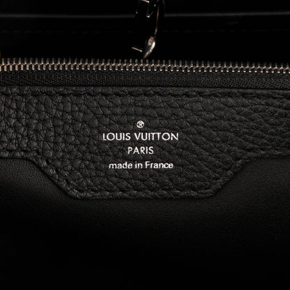 Louis Vuitton Taurillon Python Capucines MM Black 6 of 6