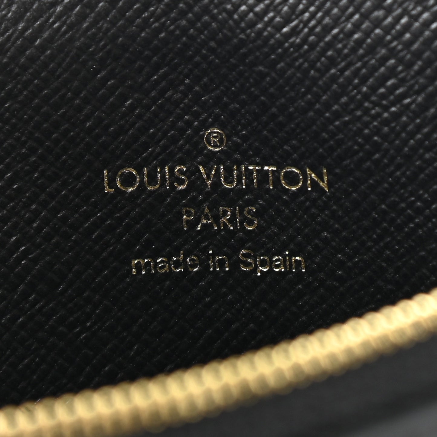 Monogram Slim Purse Black