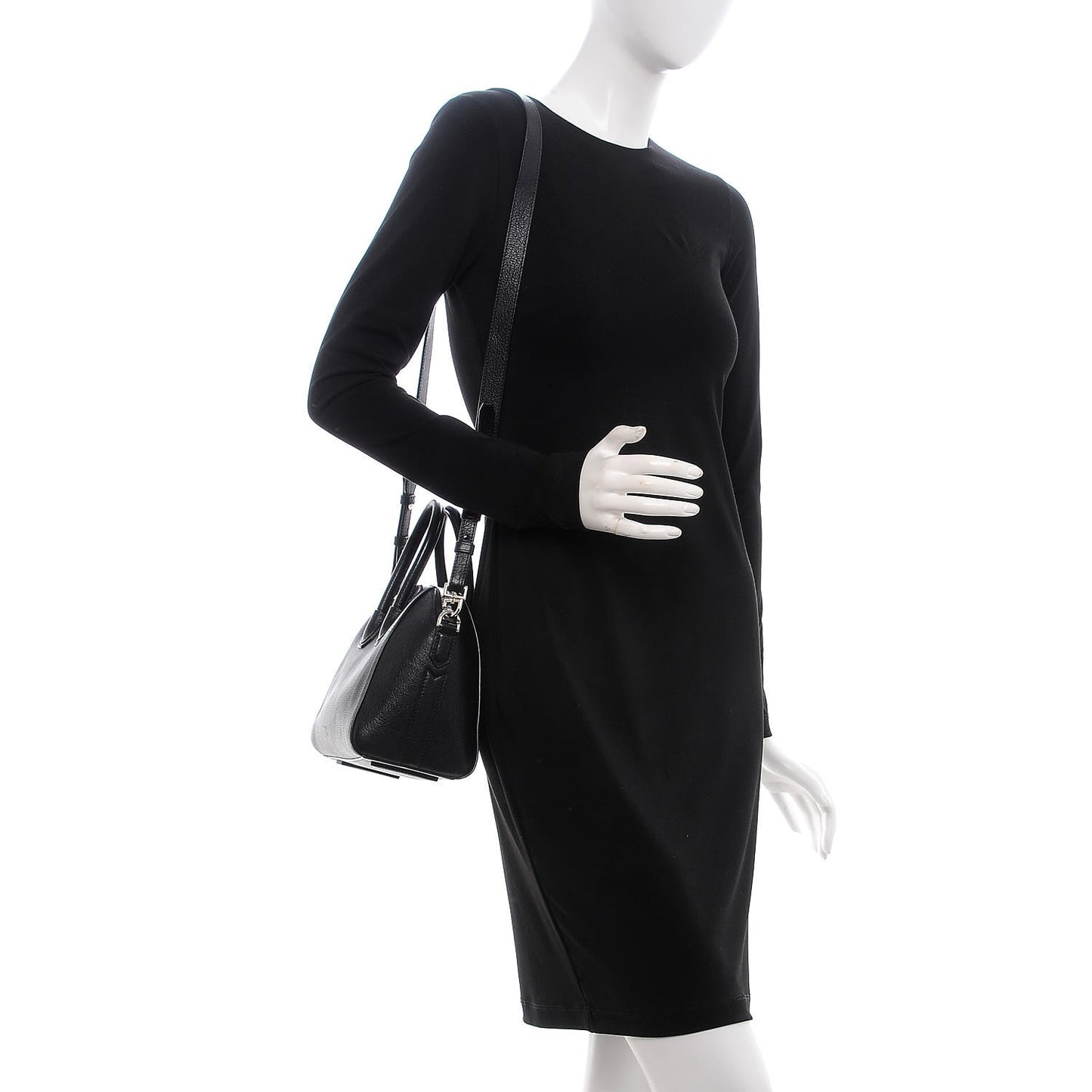 Sugar Goatskin Mini Antigona Black