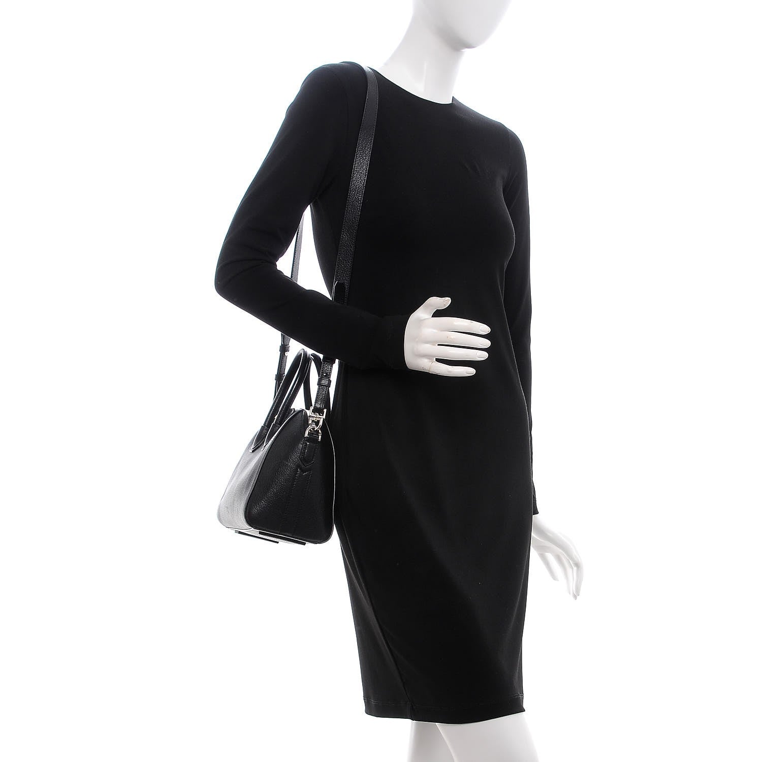 Givenchy Sugar Goatskin Mini Antigona Black 2 of 10
