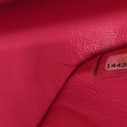Chanel Patent Calfskin Quilted Jumbo Double Flap Fuchsia 7 of 14