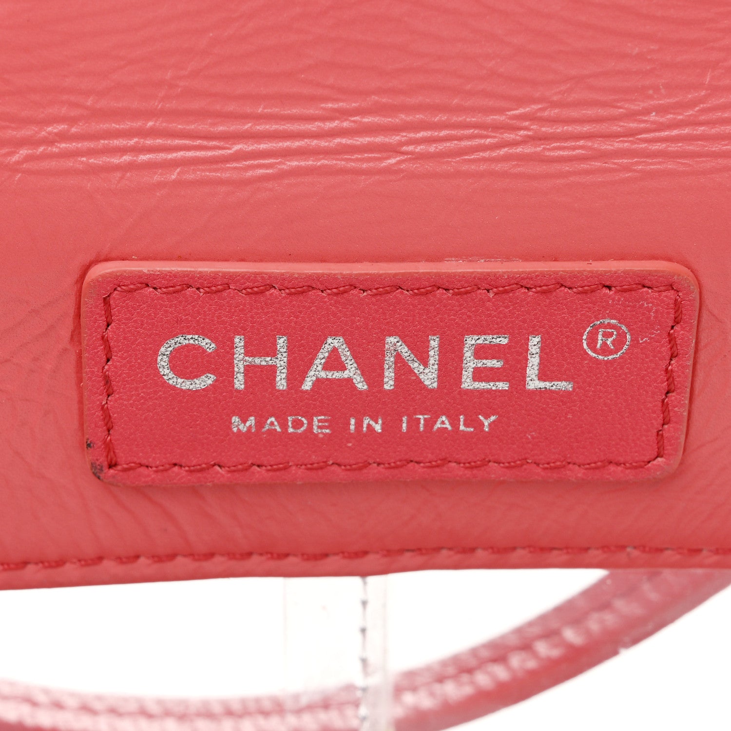 Chanel Crumpled Calfskin PVC Quilted Flap Pink 6 of 12