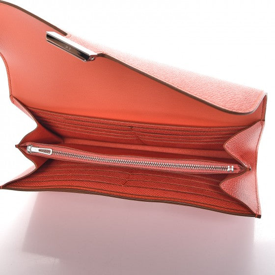 Hermes Epsom Constance Long Wallet Flamingo 5 of 8