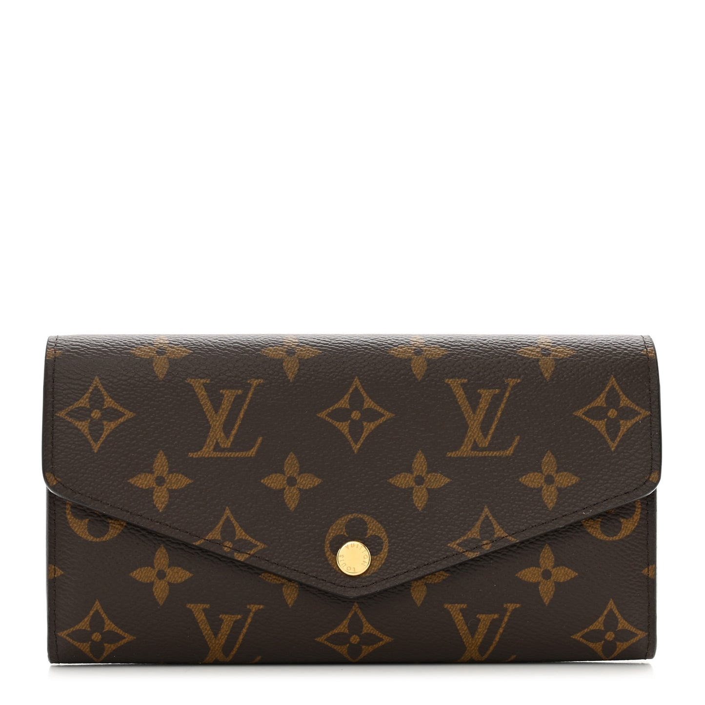 Monogram Sarah Wallet NM Coquelicot