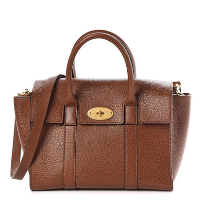 Mulberry Natural Grain Leather Small New Bayswater Oak 1 of 6