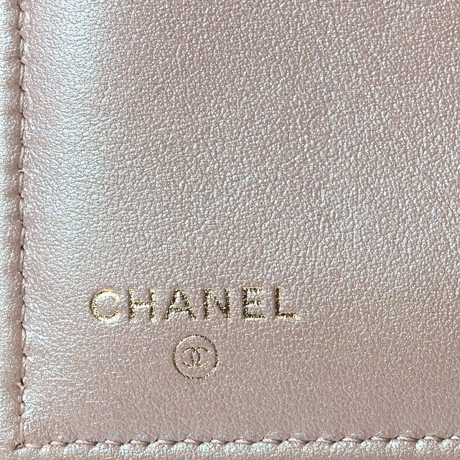 Chanel Iridescent Caviar Quilted Small Flap Wallet Beige 8 of 13