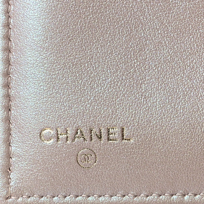 Chanel Iridescent Caviar Quilted Small Flap Wallet Beige 8 of 13