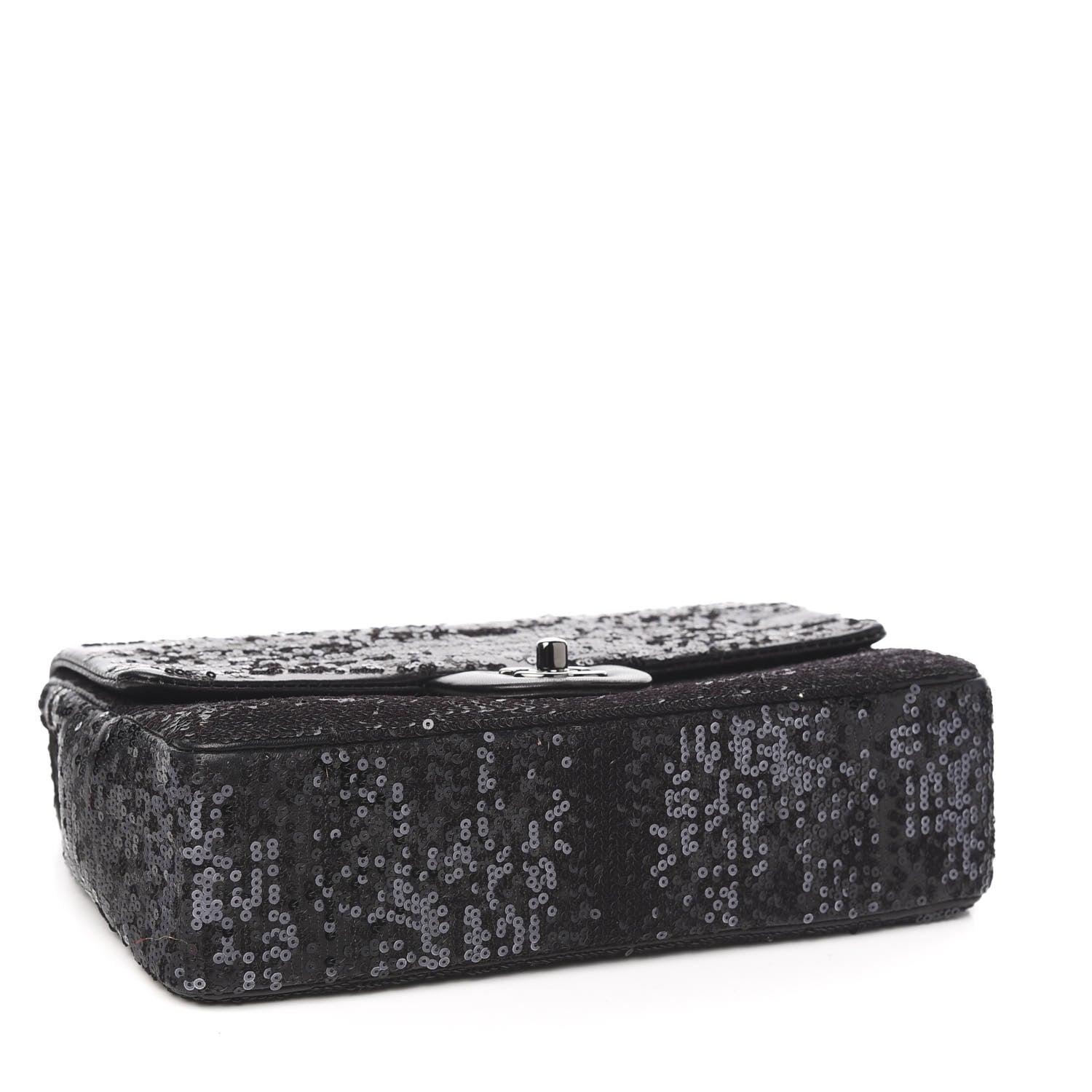 Chanel Sequin Lambskin Medium Moonlight on Water Flap Black 3 of 9