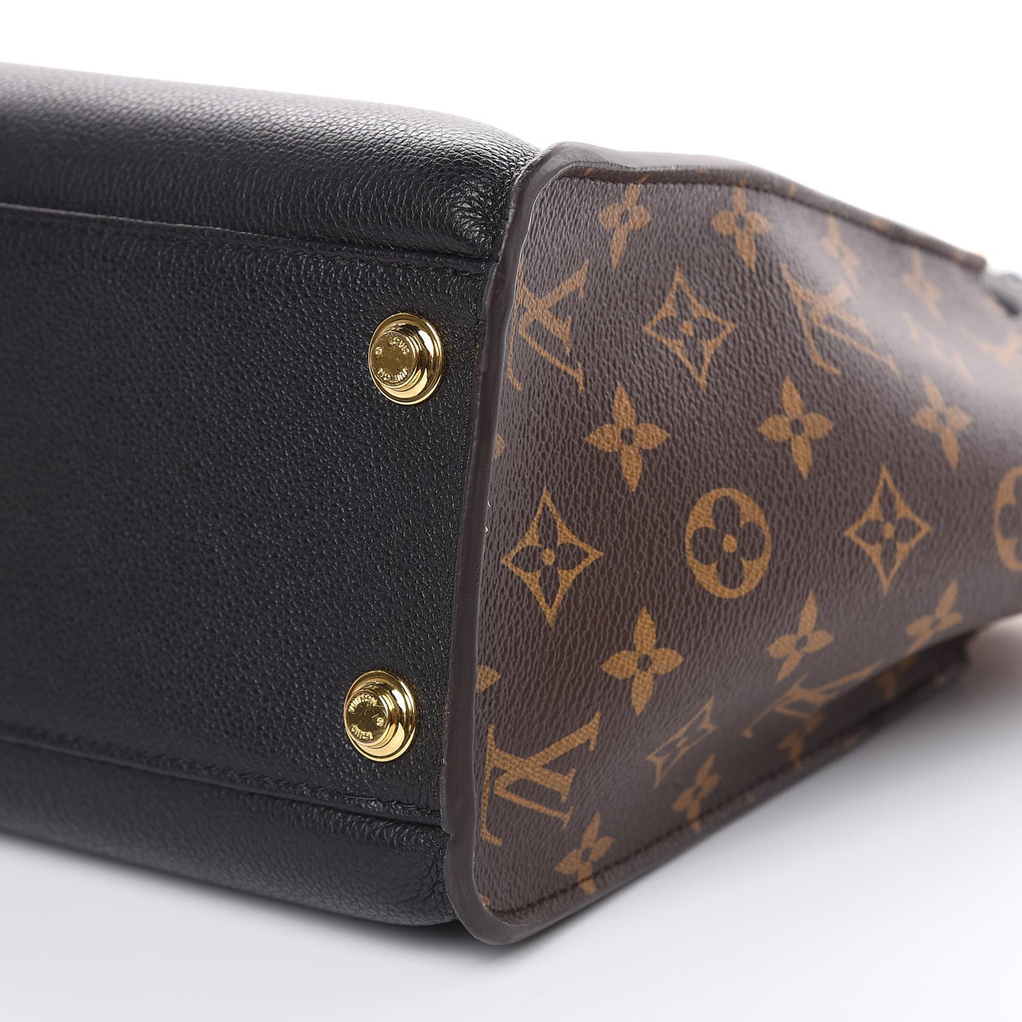Calfskin Monogram On My Side Black