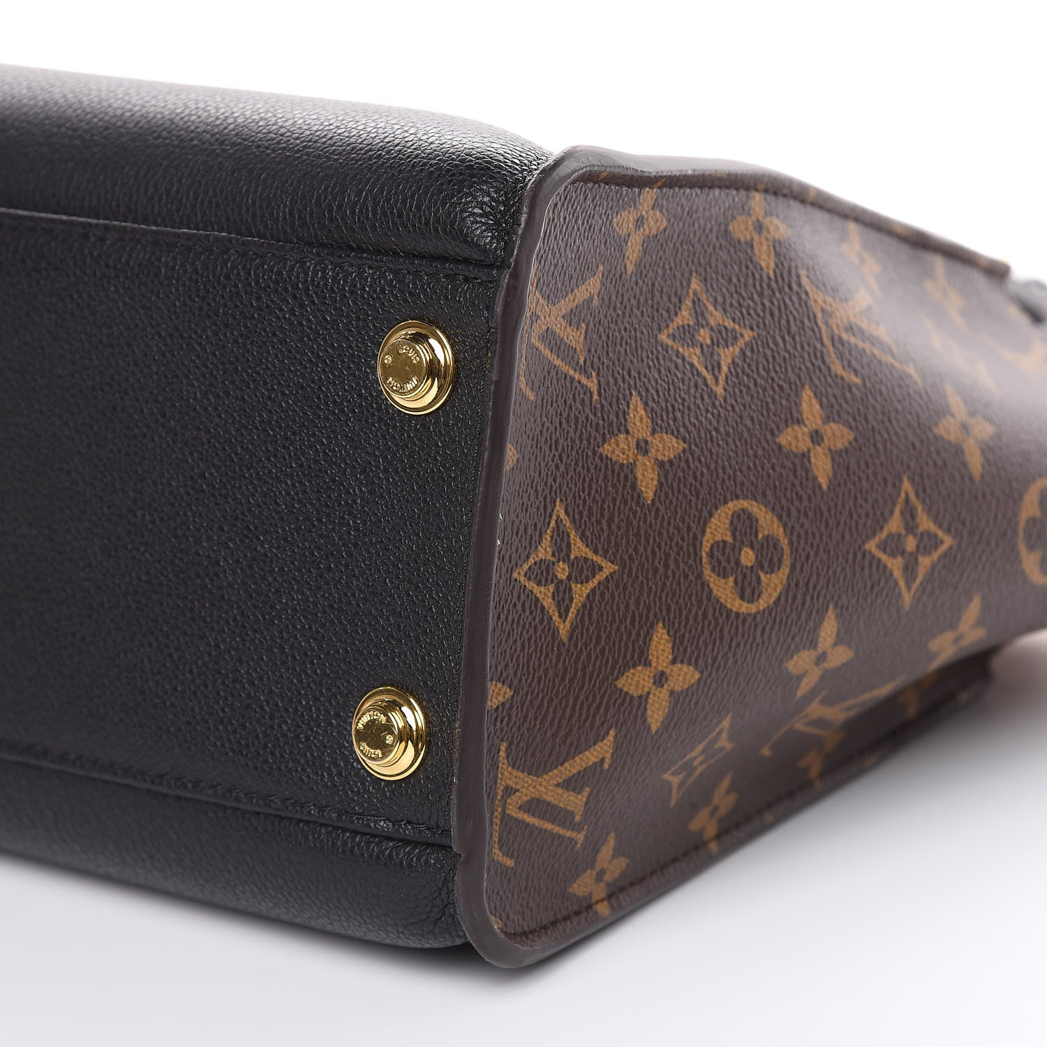 Louis Vuitton Calfskin Monogram On My Side Black 9 of 11