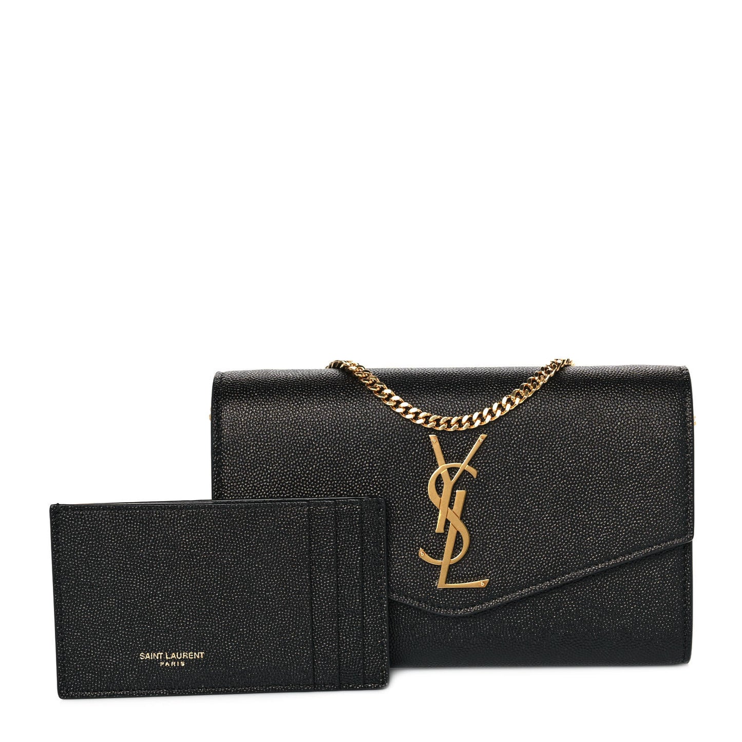 Grain De Poudre Uptown Chain Wallet Black