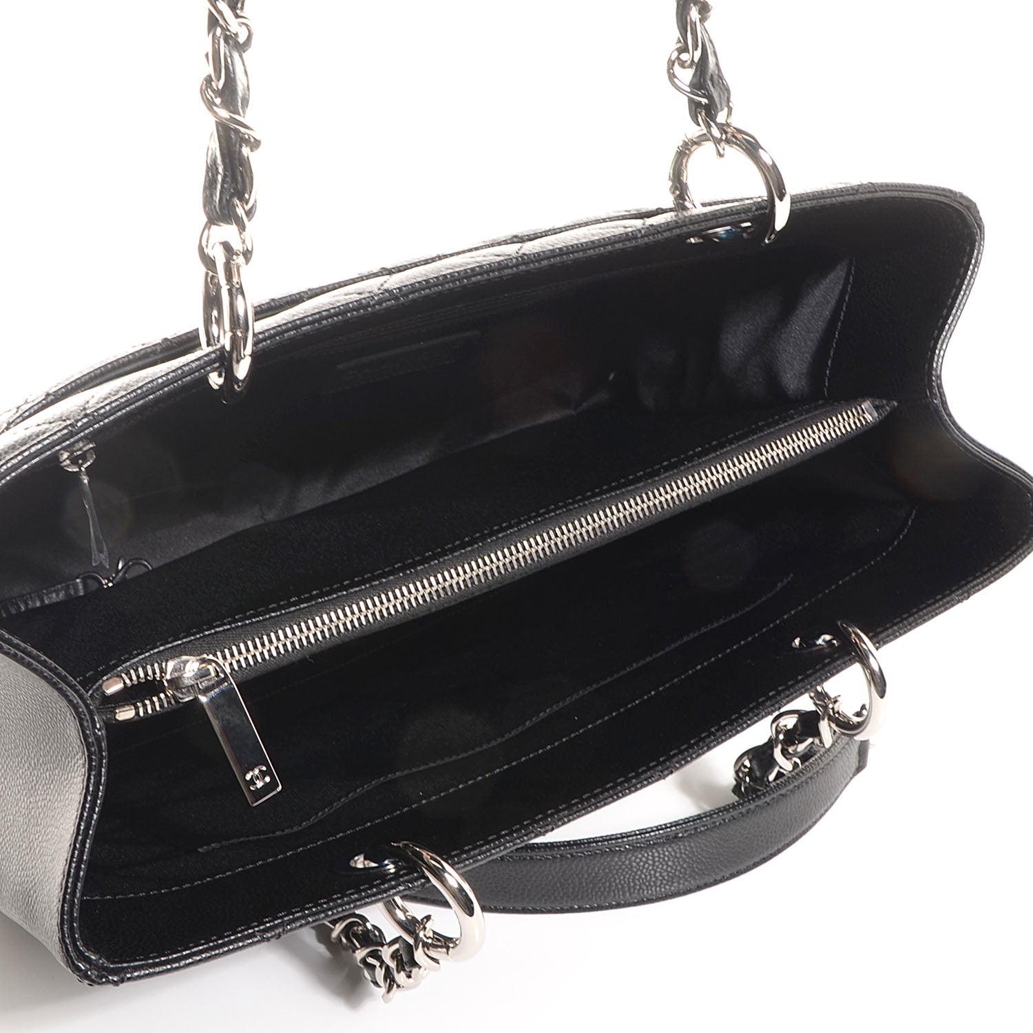 Chanel Caviar Grand Shopping Tote GST Black 5 of 8