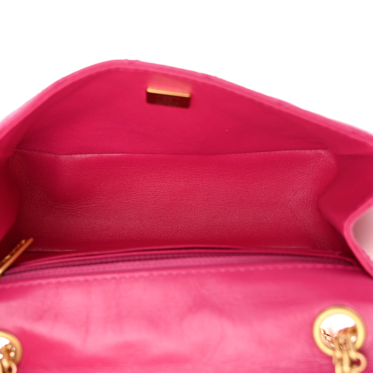 Chanel Aged Calfskin Quilted 2.55 Reissue Mini Flap Fuchsia 5 of 10