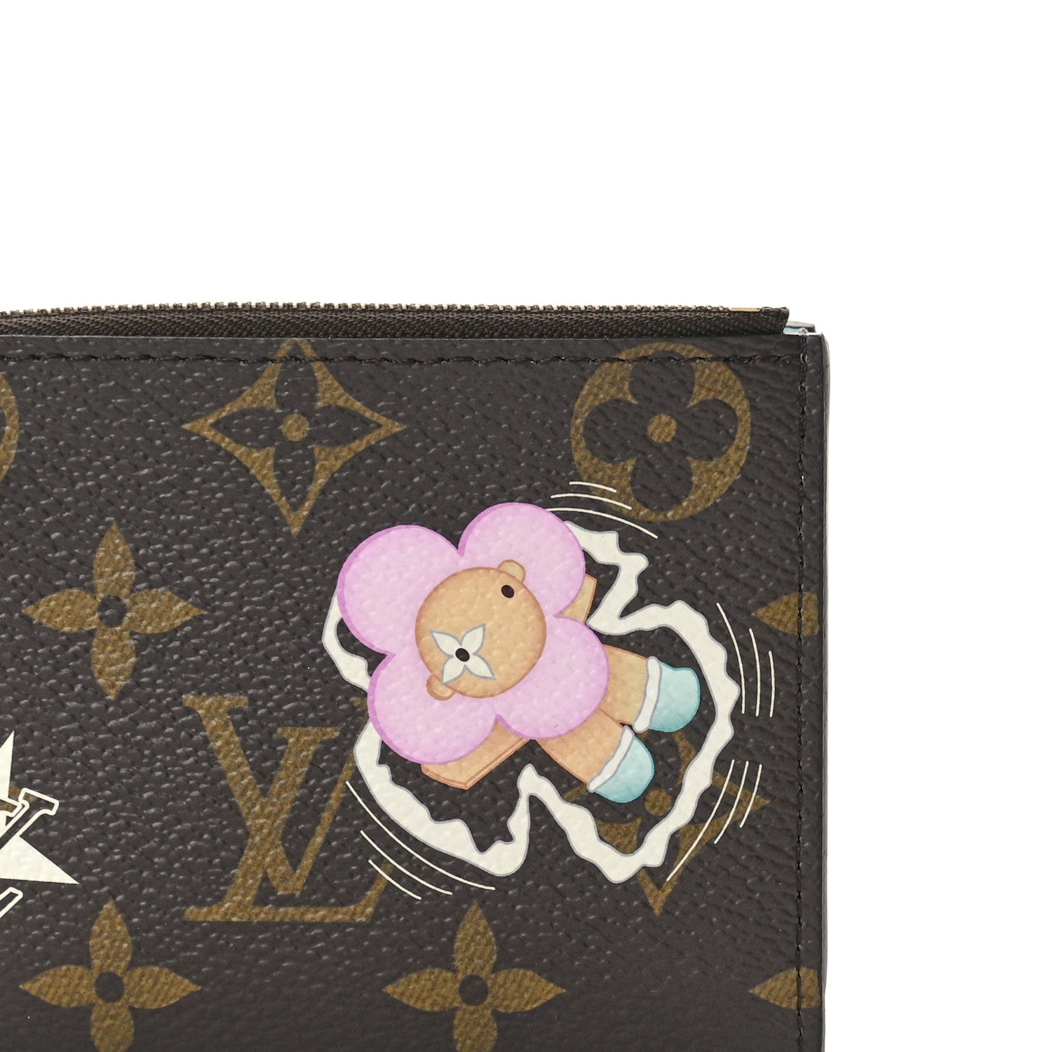 Louis Vuitton Monogram Snow Show Lisa Wallet Azur Frost 7 of 8