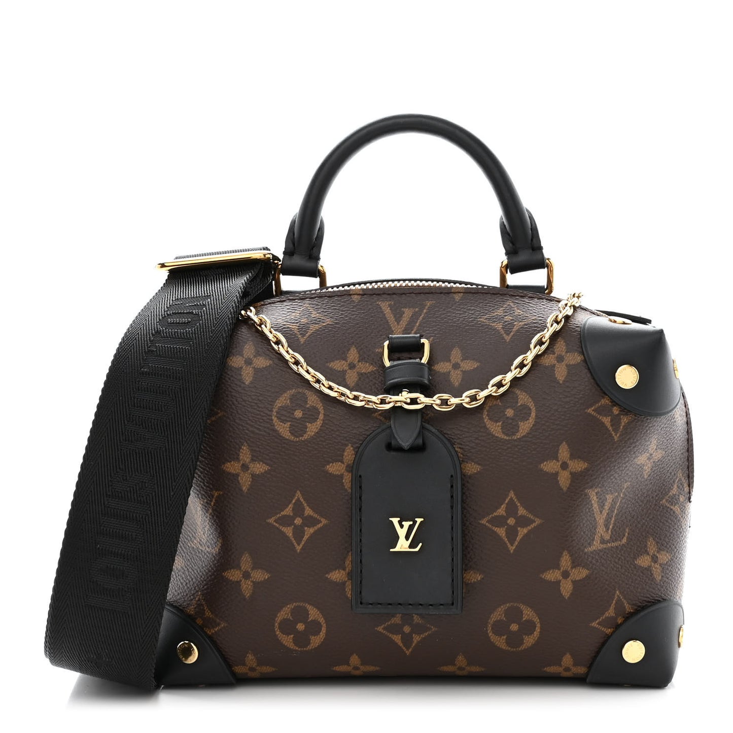 Monogram Petite Malle Souple Black