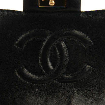 Chanel Lambskin Quilted Mini Square Flap Black 15 of 18