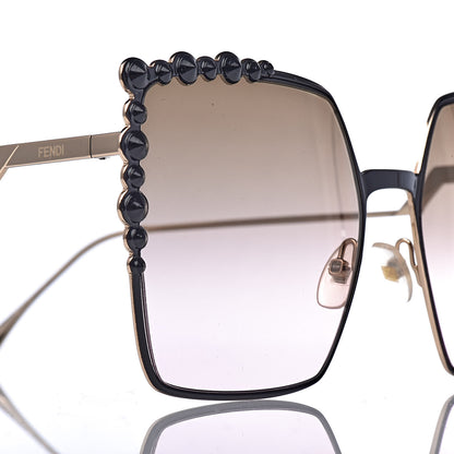 Fendi Square Dots Sunglasses FF 0259/S Black 8 of 9