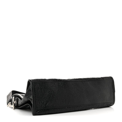 Balenciaga Agneau Arena Silver Hardware Small Le City Black 4 of 11